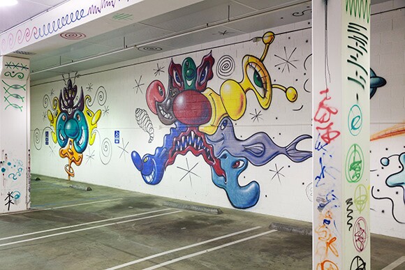 Image of Kenny Scharf provided by Pasadena Museum of California Art