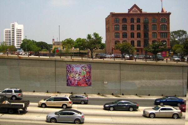 Mural replica of 'Bomba' by Rene Trujillo I Photo by Helen Ly