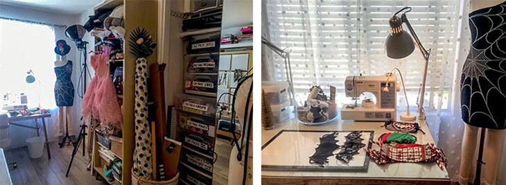 A look inside Mantrap's Costa Mesa studio. | Giuliana Mayo/LAist