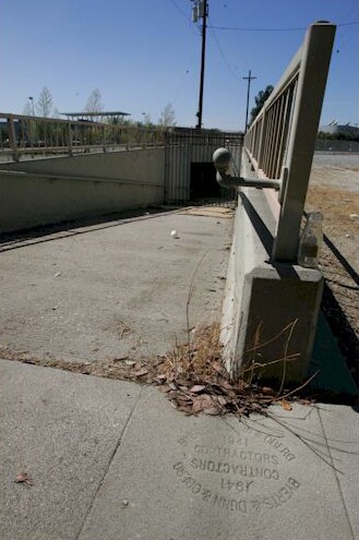 The closed pedestrian underpass today. | Courtesy of Wes Clark