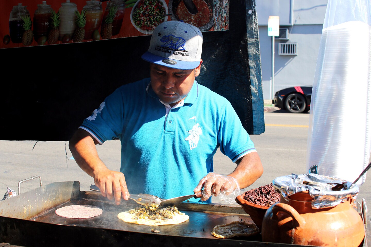 A Pinata District street vendor | Samantha Helou Hernandez