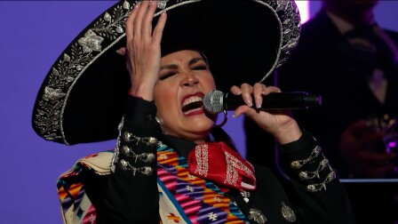 Aída Cuevas performing "Arrieros Somos" | Still from "A Tribute to Linda Ronstadt at the Soraya" from "Southland Sessions"