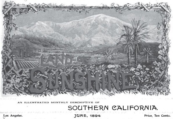 Masthead of the June 1894 inaugural issue of Lummis' magazine