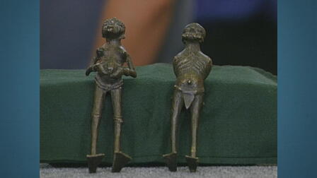 Appraisal: African Folk Art Bronzes, ca. 1950