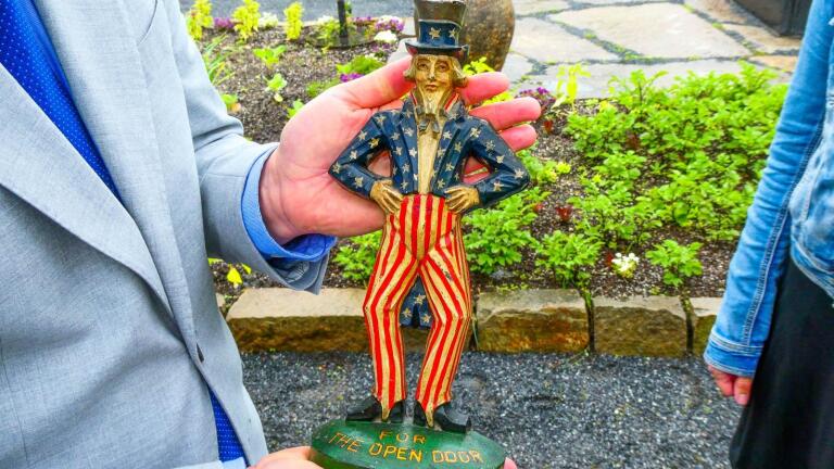 Appraisal: Uncle Sam Cast-iron Doorstop, ca. 1915