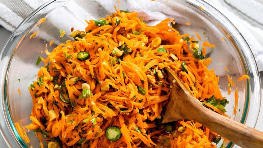 Grilled Short Ribs and Carrot Salad