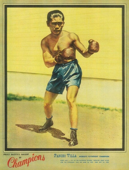 Francisco 'Pancho Villa' Guilledo, 'Police Gazette's Gallery of Champions'