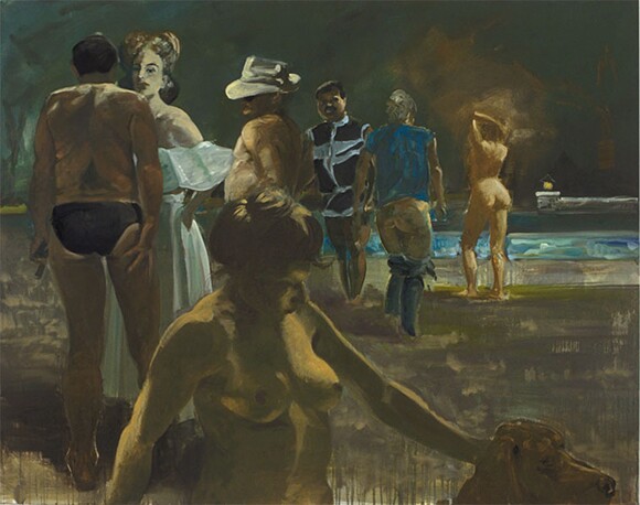 Eric Fischl, "Truman Capote in Hollywood," 1988 | Collection of Steve Martin