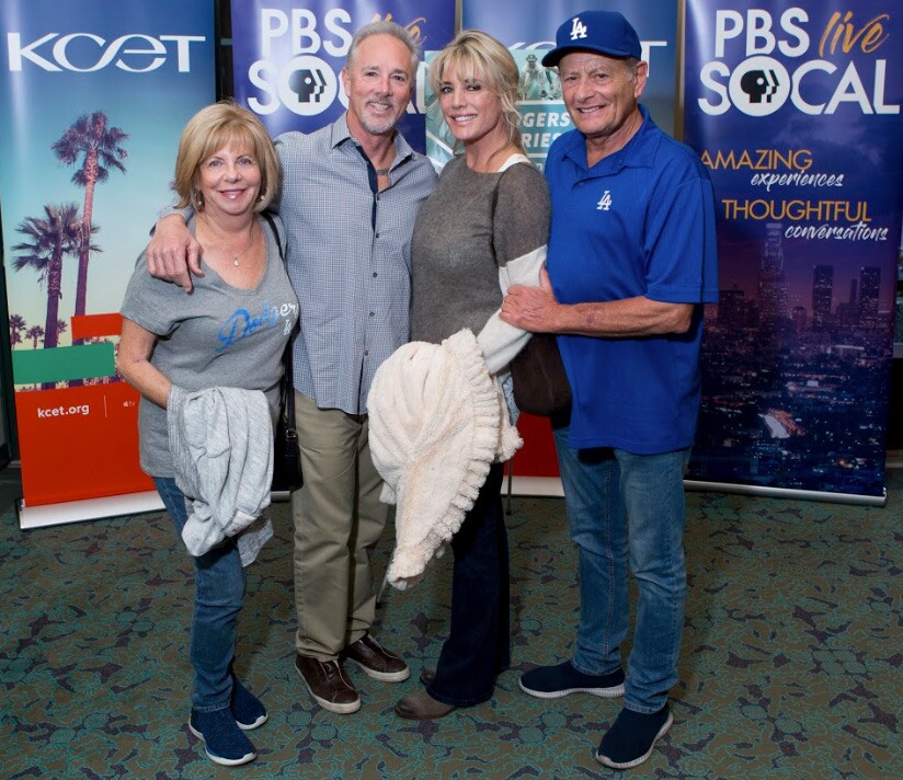 Tony and Laureen Hart arrive with Letti Ann and Jay Fisher at the Los Angeles Central Library on November 23, 2019.