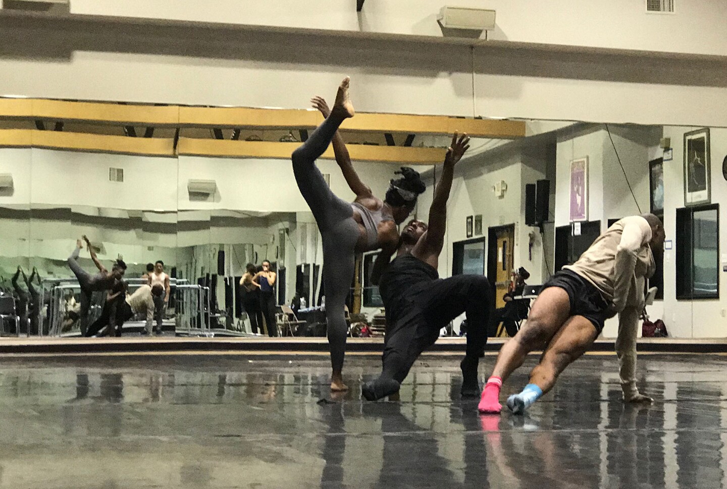 Rehearsal at the Lula Washington studio