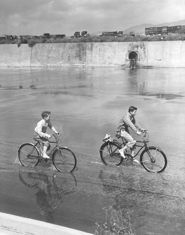 Raw Sewage Pours into LA River, 1955