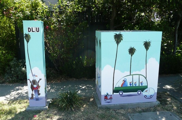 Utility Box Art by Scott Willis in San Jose