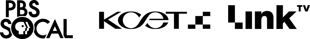 Logos of PBS SoCal, KCET, Link TV