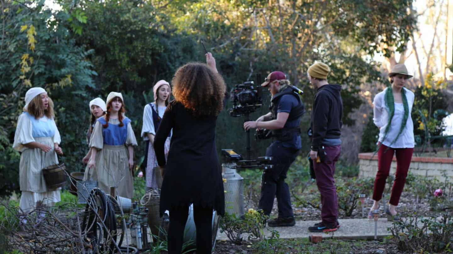 Filming episode five of "Vireo." Photo by Christine Säng.