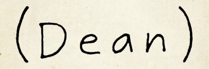 Poster for "Dean," a film by Demetri Martin.
