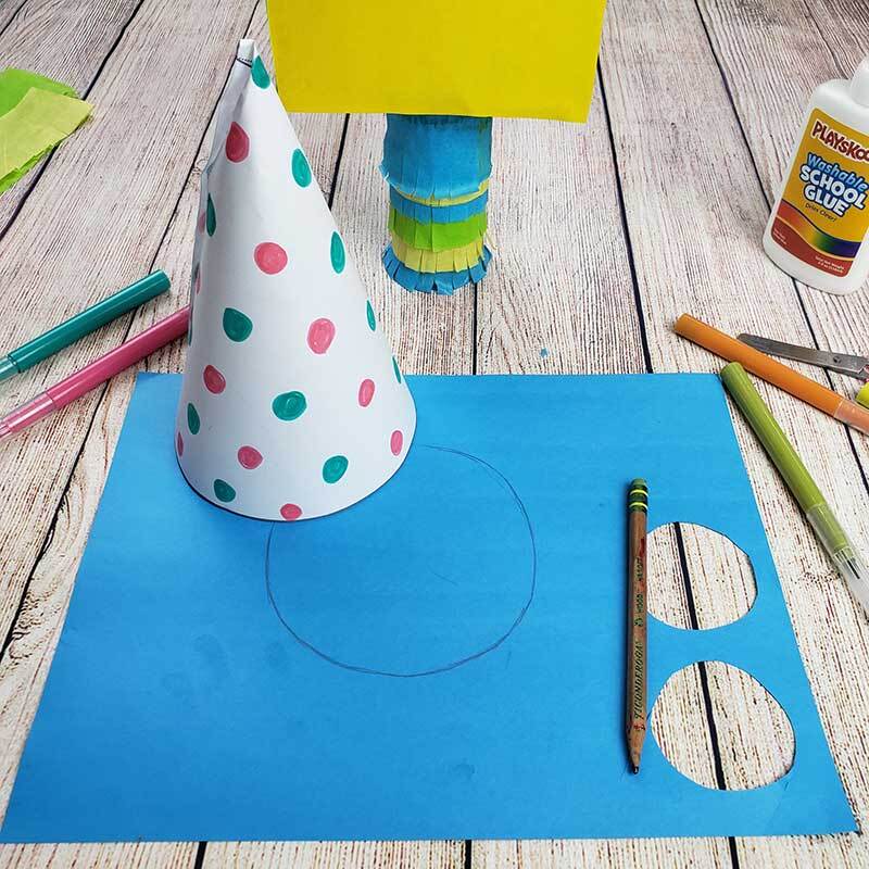 robot piñata body hat