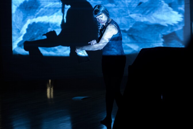 Rosy Simas Danse performing at UCR ARTSblock’s 2015 Indigenous Choreographers at Riverside event