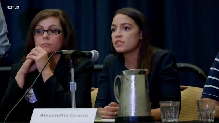 OCASIO-CORTEZ “KNOCKS DOWN THE HOUSE”