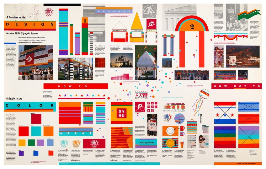 A preview guide of the 1984 Los Angeles Olympics.
