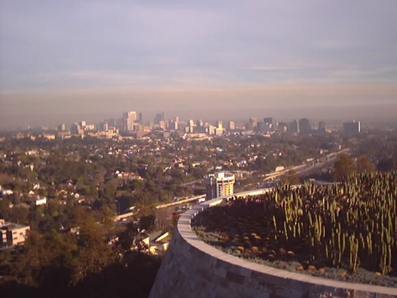 Los Angeles skyline.
