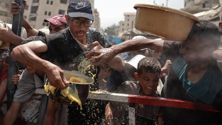 Trump says he sees 'real starvation' in Gaza