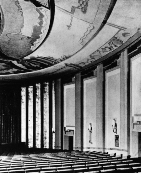 Anthony Heinsbergen's ceiling mural, 1932 | Security Pacific National Bank Collection , courtesy of the Los Angeles Public Library