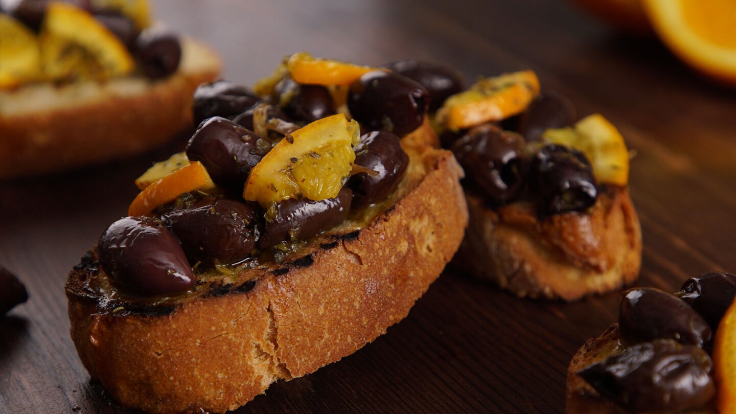 olives and oranges