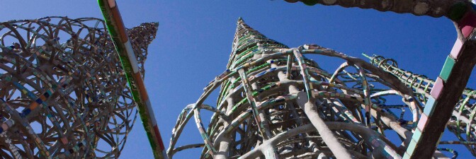 Watts Towers view from below | Carren Jao
