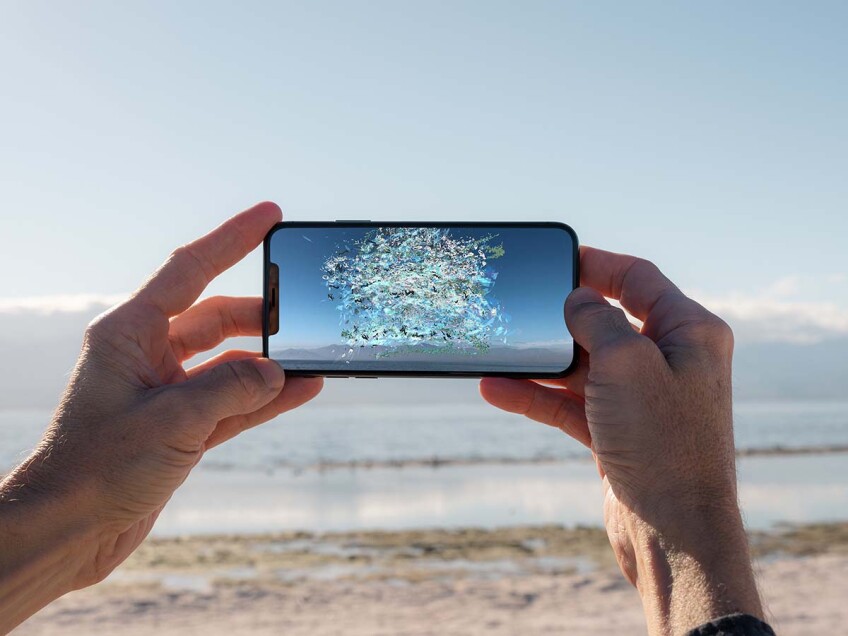 Desert X installation view, Nancy Baker Cahill, Margin of Error, 2019 | Lance Gerber, courtesy of Desert X