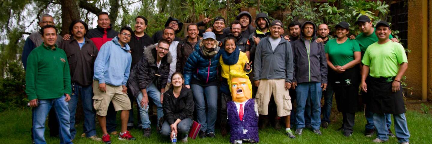 The crew involved in filming "La Madre Buena." | Courtesy of Omar Danuk