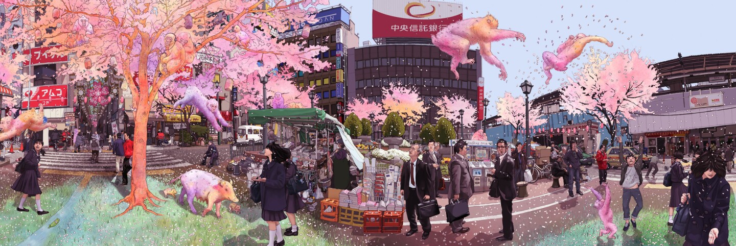 Nakano in Spring | Courtesy of kozyndan