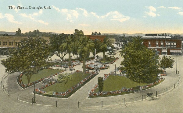 The Orange Plaza, circa 1910. Courtesy of the Orange Public Library.