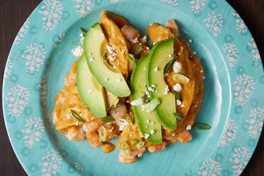 shrimp enchiladas