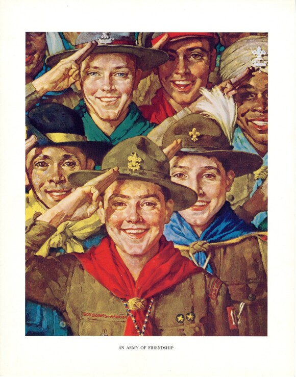 "An Army of Friendship," Norman Rockwell. | Courtesy of Andrew Pogany.