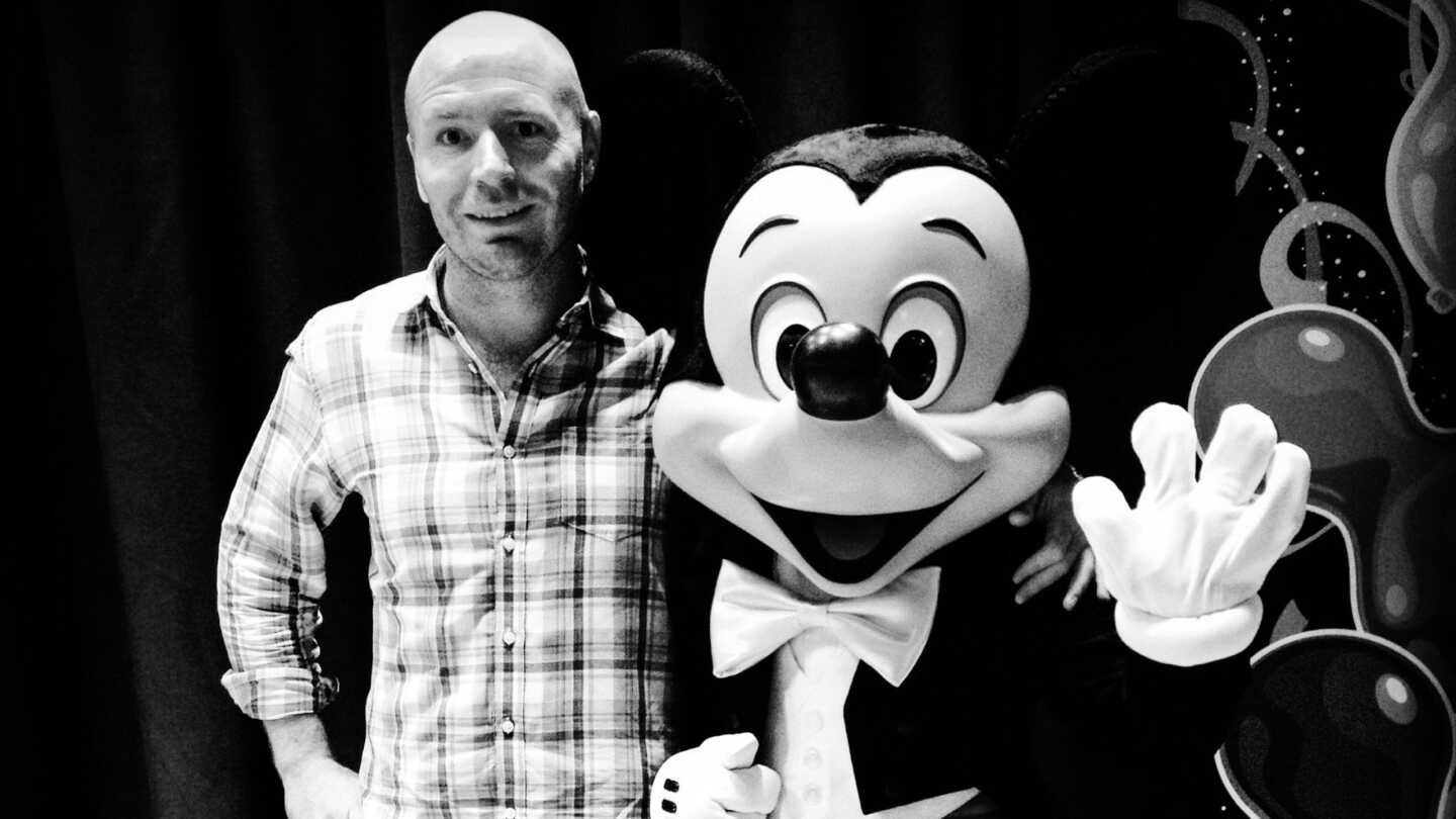 Forrest Prull and Mickey Mouse