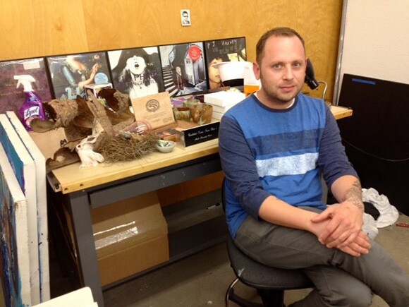 Matthew McMilon in his Studio Space