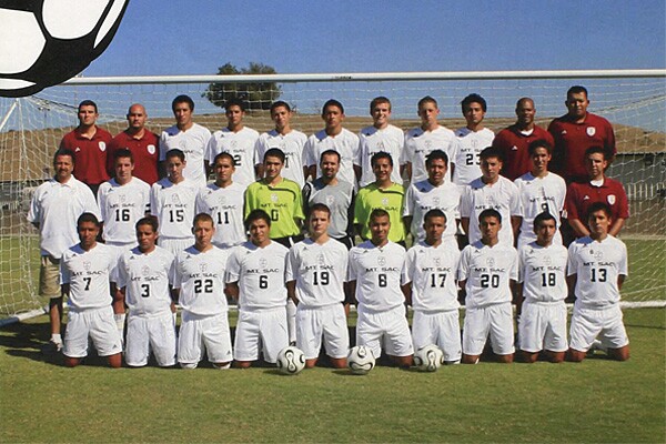 Juan Sanchez and his team at Mt. SAC, 2007