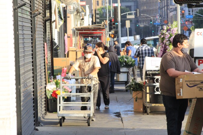 Los Angeles Flower District, May 2020