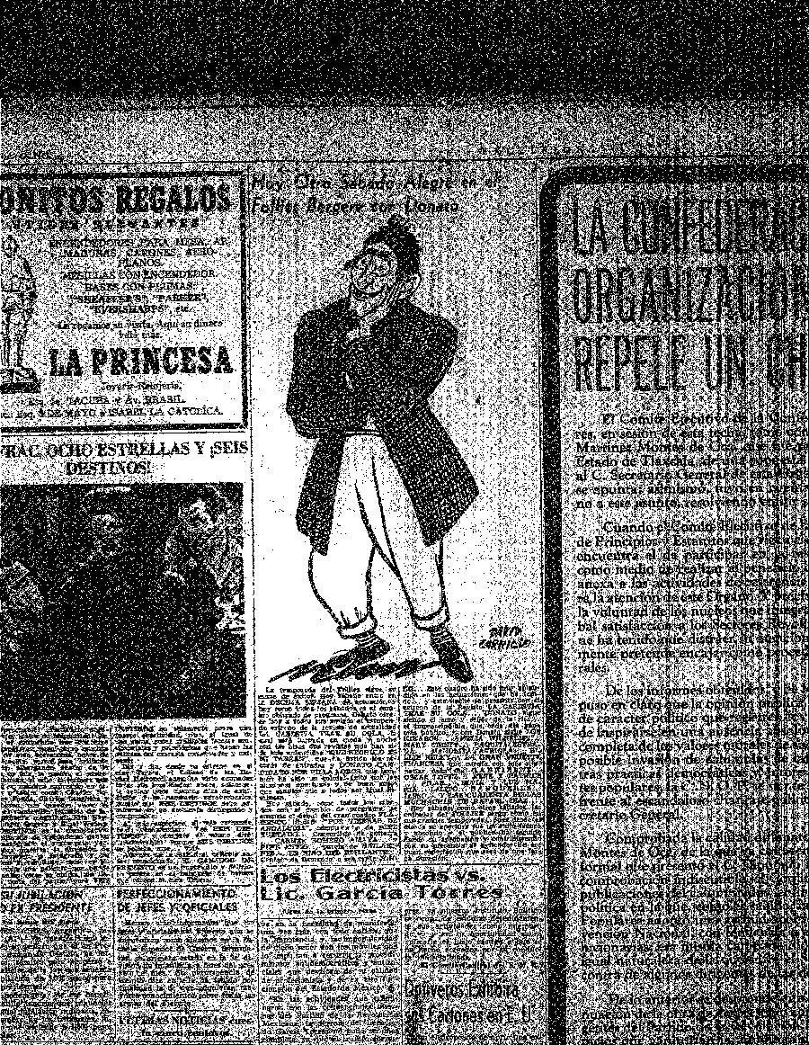 Donato performance announced in Mexican newspaper Excelsior, June 26