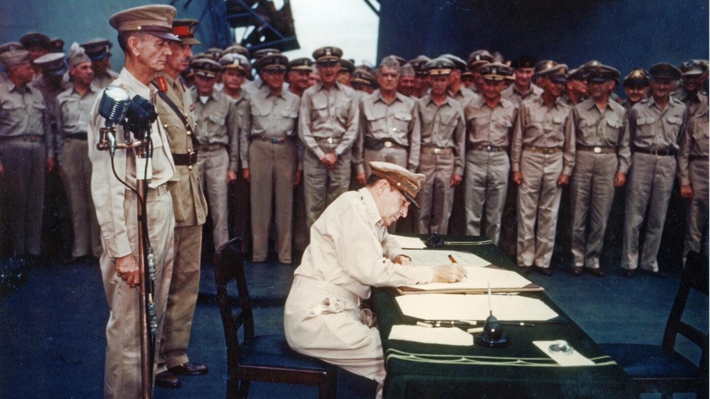 Surrender On The USS Missouri