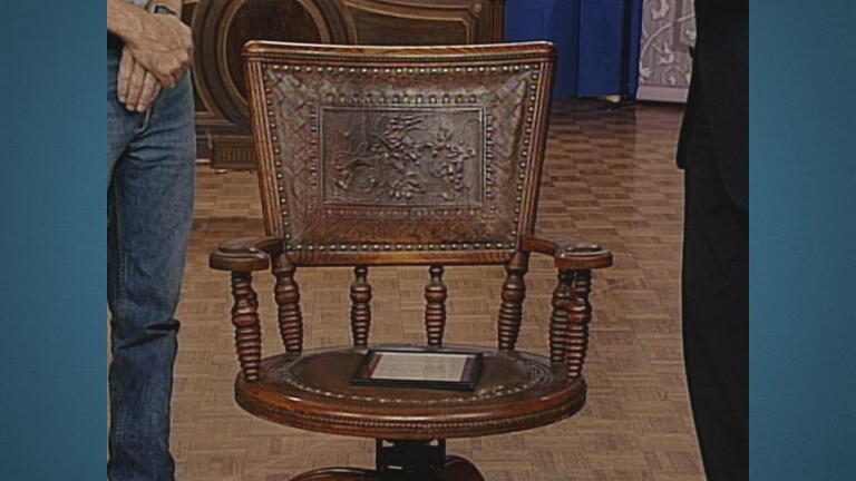 Appraisal: B. Harrison Presidential Rocker, ca. 1890