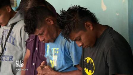 A shelter for Central American migrants on a perilous path