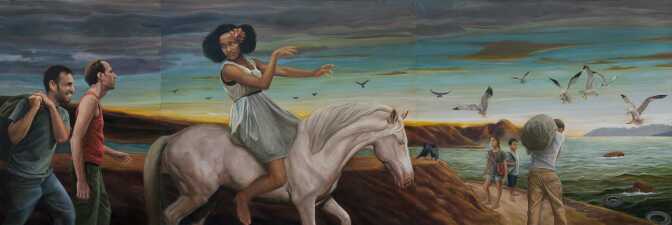 Eloy Torrez's "Migration" from the AltaMed Health Services Corporation collection | Courtesy of AltaMed
