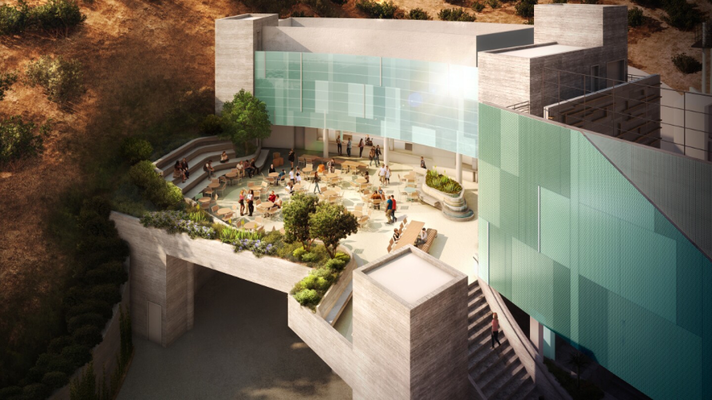 Ford Theatre rendering of JAFT Picnic Terrace by Levin & Associates Architects