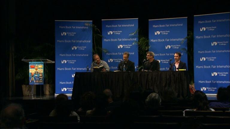 Garth Stein, Ron Rash, & Peter Heller Panel- Miami Book Fair