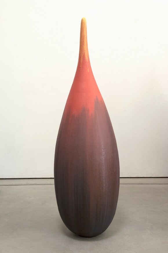 Teardrop Red, 2010, h. 61 x dia. 19 inches. | Courtesy of the artist