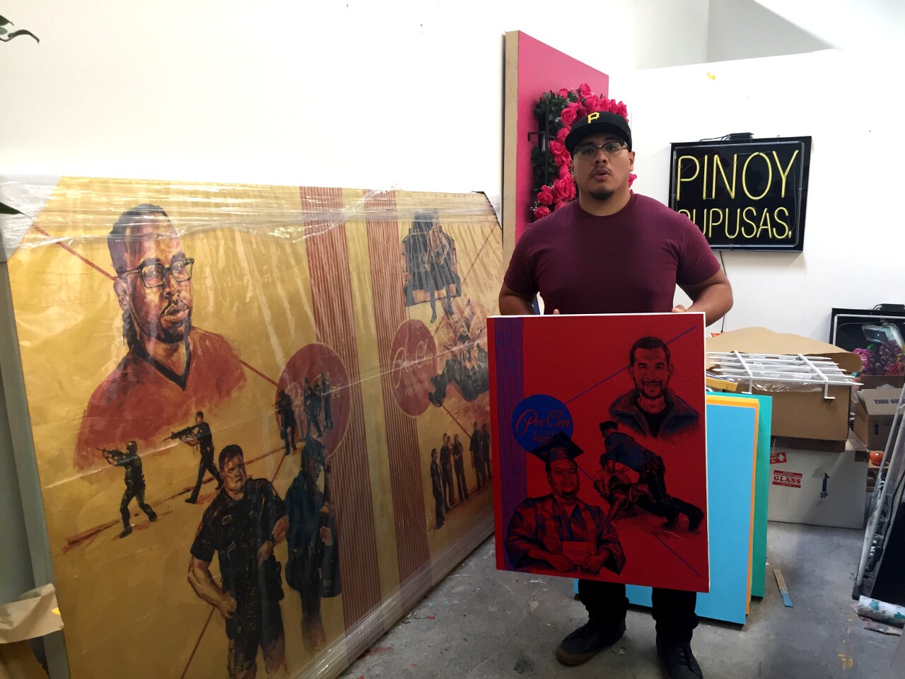 Artist Patrick Martinez re-envisions the Pee-Chee folder