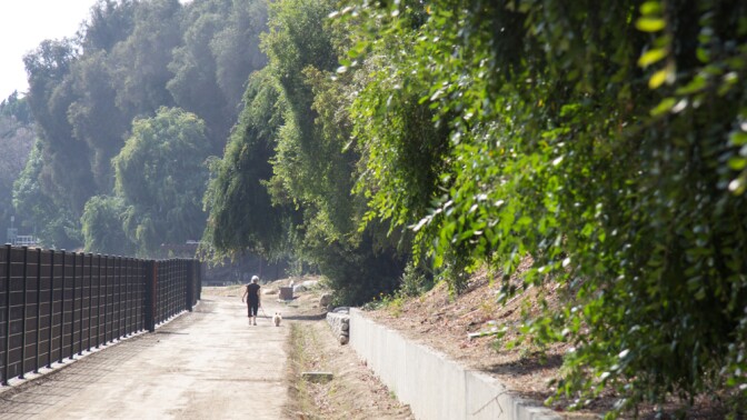 Along the Zev Yaroslavsky L.A. River Greenway Trail | Photo: Jason Goldman