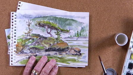 The Permanent Pen, Dilute Paint, and Using a Large Pad