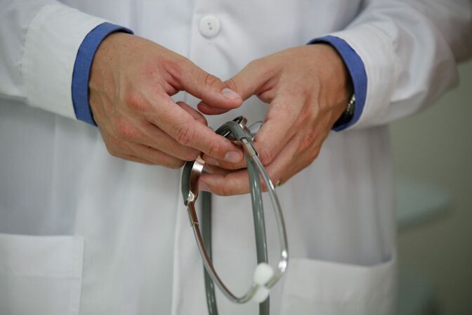 Doctor Holds Stethoscope